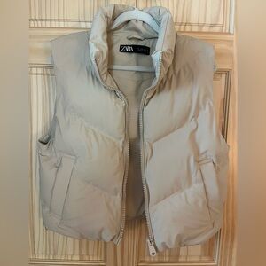 Cropped Puffer Vest